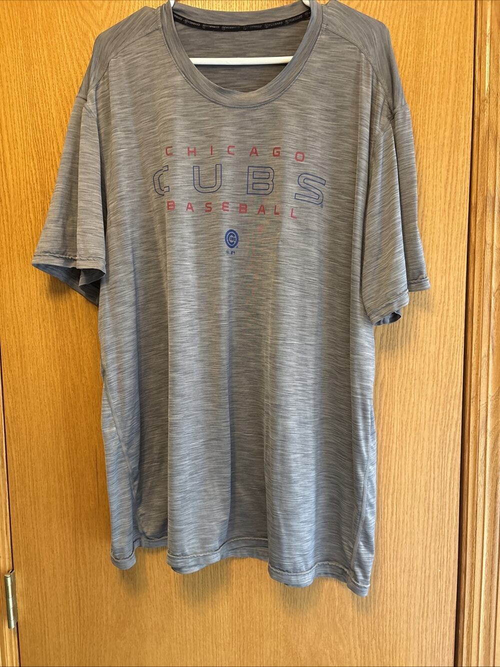 Men’s Chicago Cubs Baseball Shirt 2XL 47 Forward Athletic Stretchy